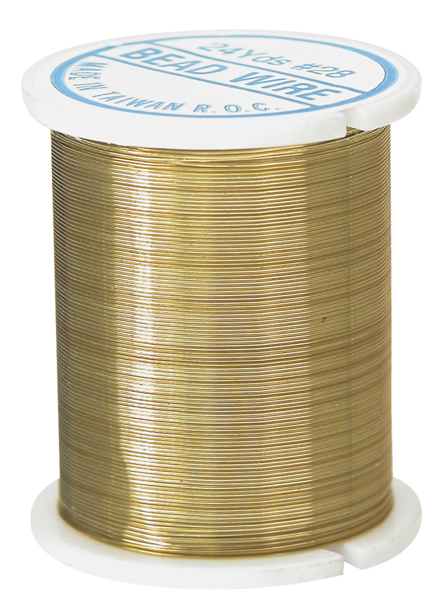 Zart Beading Wire Gold 28 Gauge x 22m