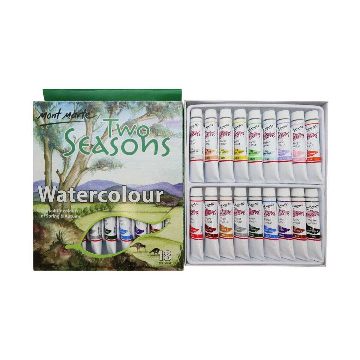 Mont Marte Watercolor Paint Set - 24 Watercolors