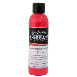 Atelier Free Flow 250ml S4 Cadmium Red Medium