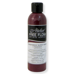 Atelier Free Flow 250ml S2 Transparent Burnt Sienna