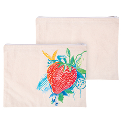 Calico Zip Pouch A3