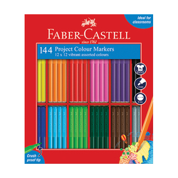 Faber-Castell Project Colour Markers 144pk