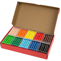 Faber-Castell Jumbo Wax Crayons Pk 200