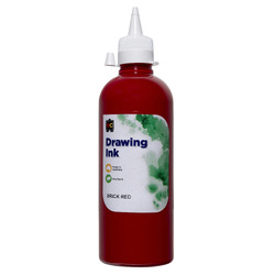 EC Drawing Ink 500ml Brick Red