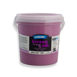 Derivan Screen Ink 1L Brilliant Pink