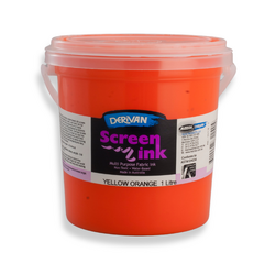 Derivan Screen Ink 1L Yellow Orange