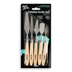 Mont Marte Studio Stainless Steel Palette Knife Set of 5