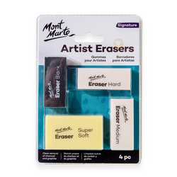 Mont Marte Signature Artist Eraser Set of 4