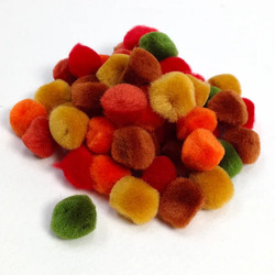 Pom Poms 25mm Autumn Pk 30