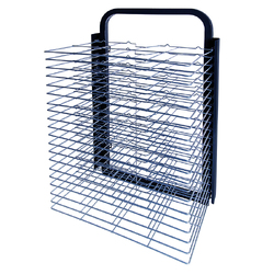 Wall Mountable Spring Loaded 20 Tray Drying Rack