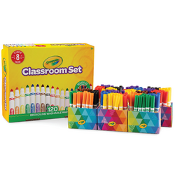 Crayola Washable Markers Classpack 120 - 8 Colours