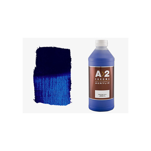 A2 Chroma Art Students Acrylic 1 Litre - Pthalo Blue