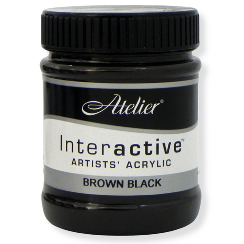 Atelier Interactive Artist's Acrylics S1 Brown Black 250ml