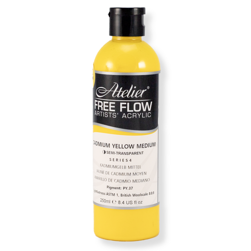 Atelier Free Flow 250ml S4 Cadmium Yellow Medium