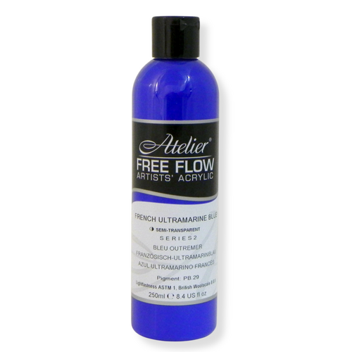 Atelier Free Flow 250ml S2 French Ultramarine Blue