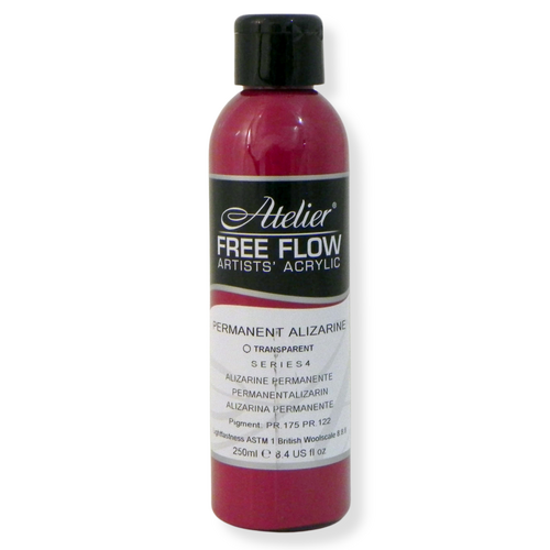 Atelier Free Flow 250ml S4 Permanent Alizarine