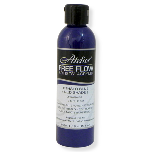 Atelier Free Flow 250ml S2 Phthalo Blue (Red Shade)