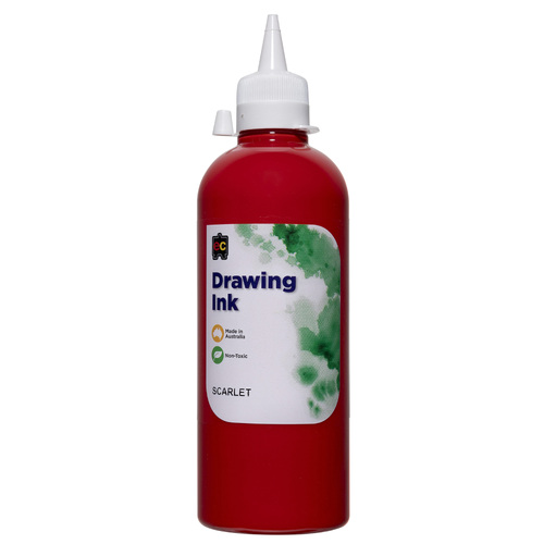 EC Drawing Ink 500ml Scarlet