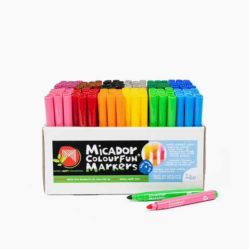 Micador Colourfun Markers Classpack of 180