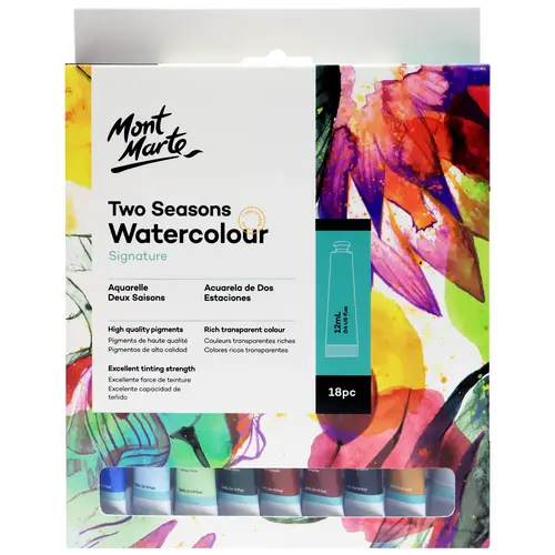 Mont Marte Two Seasons Watercolour Set 18 x 12ml