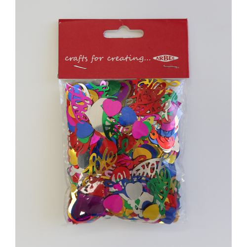 Sequins Love & Hearts Mix Asst 35g