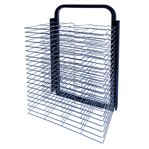 Wall Mountable Spring Loaded 20 Tray Drying Rack