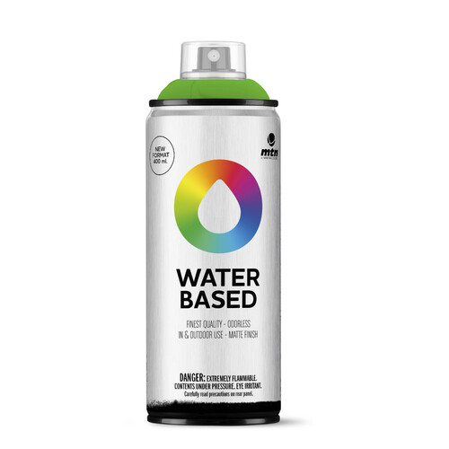 Montana Water Based Spray Paint 400ml - Brilliant Green
