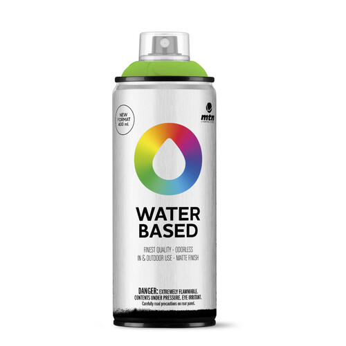 Montana Water Based Spray Paint 400ml - Brilliant Light Green