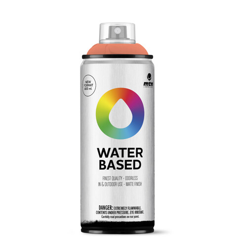 Montana Water Based Spray Paint 400ml - Cadmium Red Light